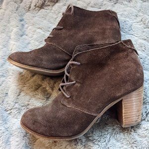 TOMS Suede Booties